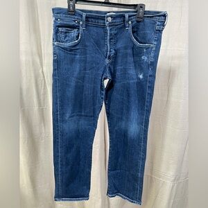 Citizens of Humanity "Emerson" Slim Boyfriend Button-Fly Jeans